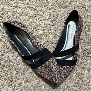 Aubrey Lynn pointed cheetah flats